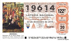 2014 Lotería Navidad Lotería Navidad 2014