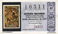 Lotería Navidad 1975