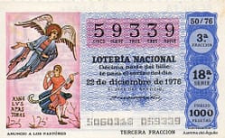 1976 Lotería Navidad Lotería navidad 1976