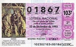 1993 Lotería Navidad Lotería Navidad 1993