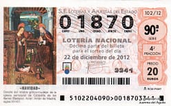 2012 Lotería Navidad Lotería Navidad 2012