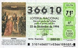 Lotería Navidad 1994